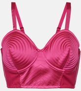 Jean Paul Gaultier Iconic Magenta Cone Corset Bra